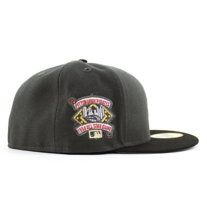 Pittsburgh Pirates 1994 All Star Game 59Fifty New Era Fitted Hat (Dark Gray Black Gray Under Brim)