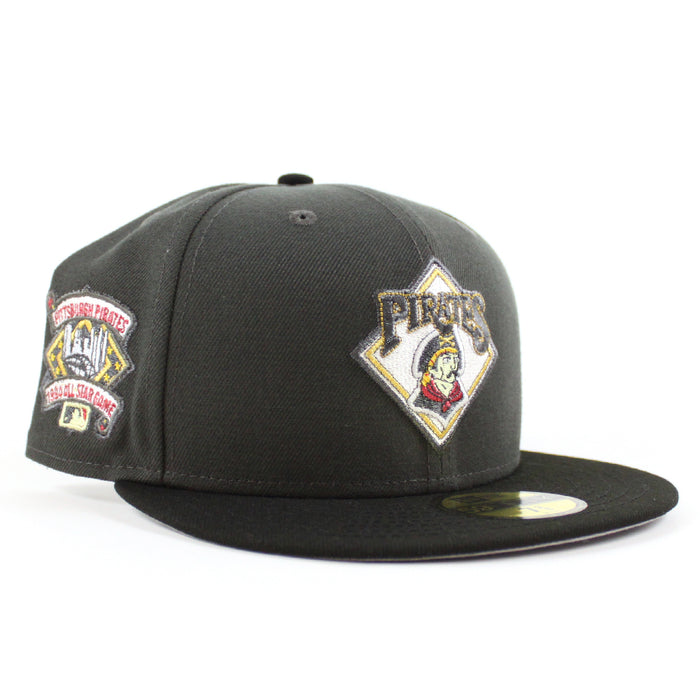 Pittsburgh Pirates 1994 All Star Game 59Fifty New Era Fitted Hat (Dark Gray Black Gray Under Brim)
