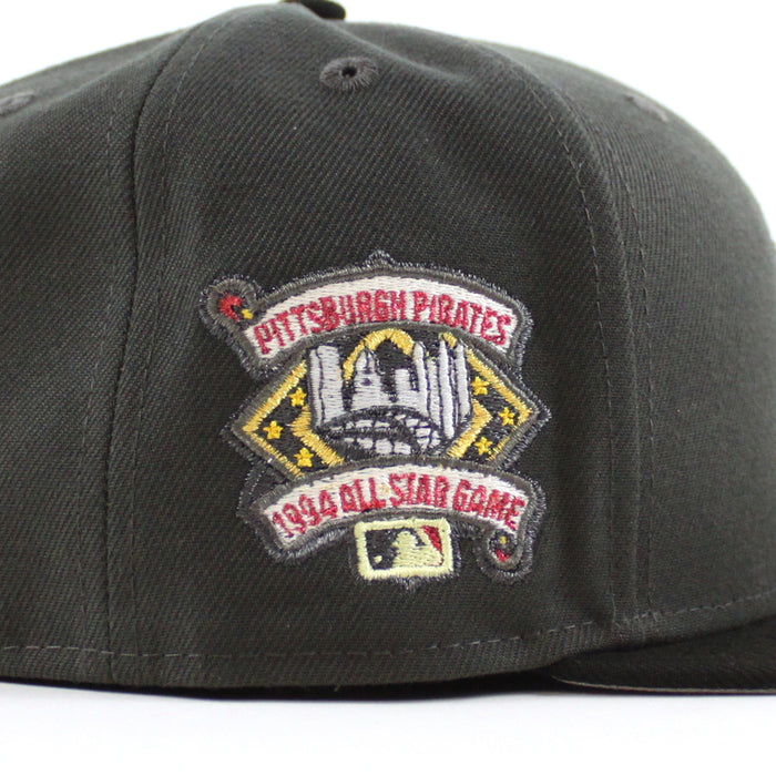 Pittsburgh Pirates 1994 All Star Game 59Fifty New Era Fitted Hat (Dark Gray Black Gray Under Brim)