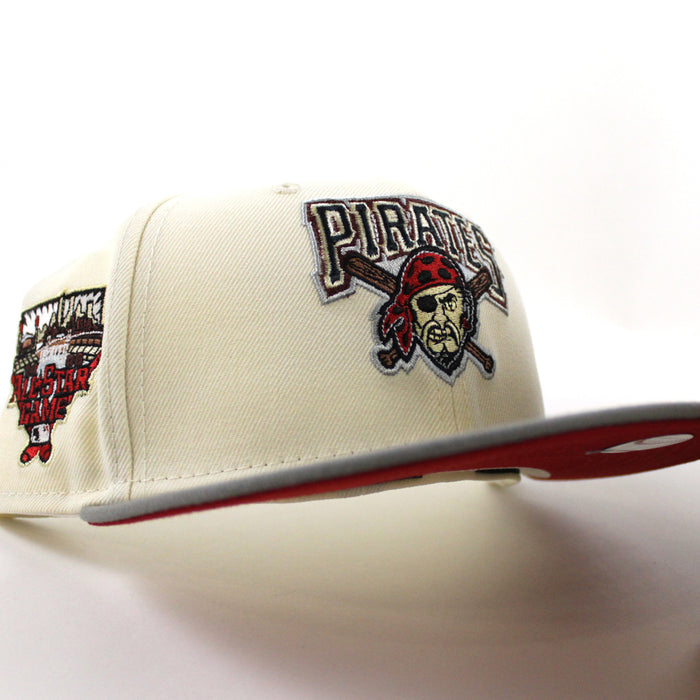 Pittsburgh Pirates 2006 All Star Game 59Fifty New Era Fitted Hat (Chrome Misty Scarlet Under Brim)