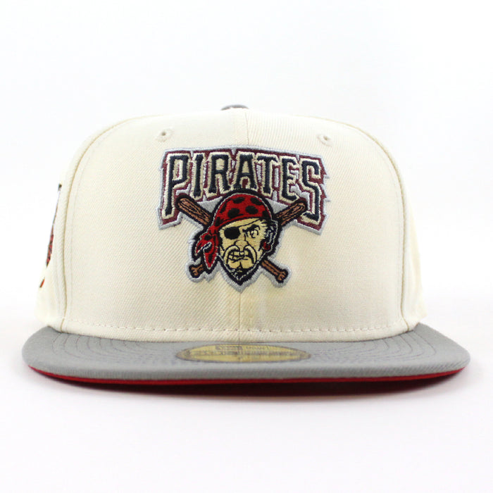 Pittsburgh Pirates 2006 All Star Game 59Fifty New Era Fitted Hat (Chrome Misty Scarlet Under Brim)