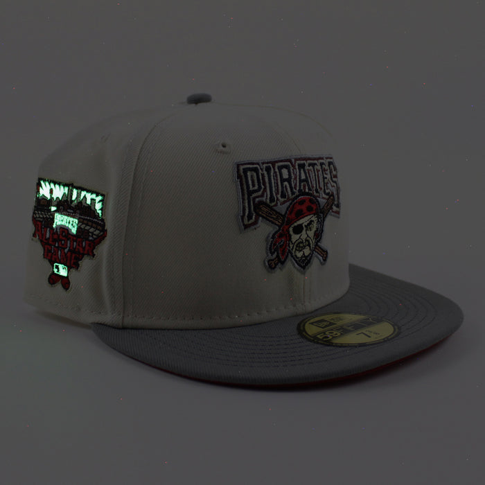 Pittsburgh Pirates 2006 All Star Game 59Fifty New Era Fitted Hat (Chrome Misty Scarlet Under Brim)