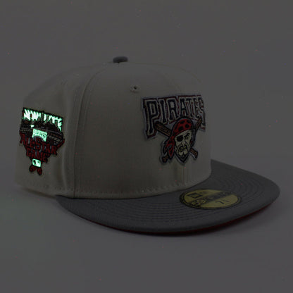 Pittsburgh Pirates 2006 All Star Game 59Fifty New Era Fitted Hat (Chrome Misty Scarlet Under Brim)