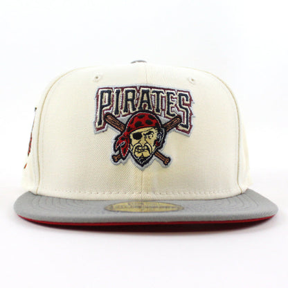 Pittsburgh Pirates 2006 All Star Game 59Fifty New Era Fitted Hat (Chrome Misty Scarlet Under Brim)