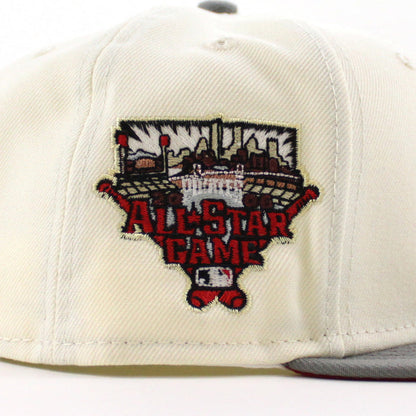 Pittsburgh Pirates 2006 All Star Game 59Fifty New Era Fitted Hat (Chrome Misty Scarlet Under Brim)