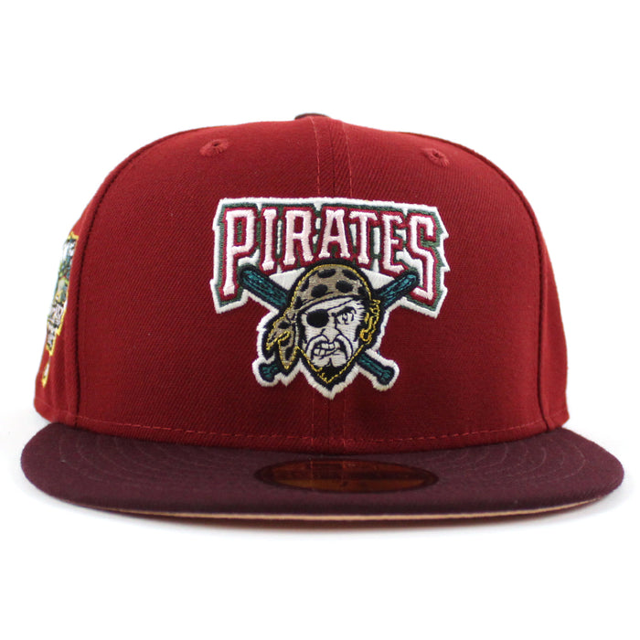 Pittsburgh Pirates 2006 All Star Game 59Fifty New Era Fitted Hat (Glow in the Dark H Red Maroon Blush Sky Under Brim)