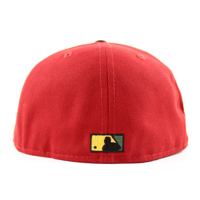 Pittsburgh Pirates 2006 All Star Game 59Fifty New Era Fitted Hat (Glow in the Dark H Red Maroon Blush Sky Under Brim)