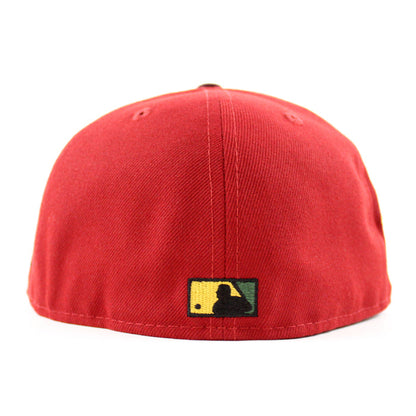 Pittsburgh Pirates 2006 All Star Game 59Fifty New Era Fitted Hat (Glow in the Dark H Red Maroon Blush Sky Under Brim)