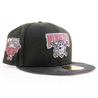 Pittsburgh Pirates 2006 All-Star Game 59Fifty New Era Fitted Hats (Black Tonal Gray Under Brim)