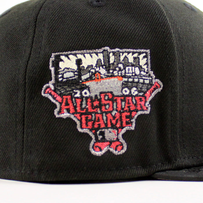Pittsburgh Pirates 2006 All-Star Game 59Fifty New Era Fitted Hats (Black Tonal Gray Under Brim)