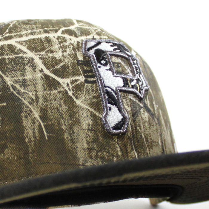 Pittsburgh Pirates Pirates Patch 59Fifty New Era Fitted Hats (RealTree Black WoodLand CamoUnder Brim)