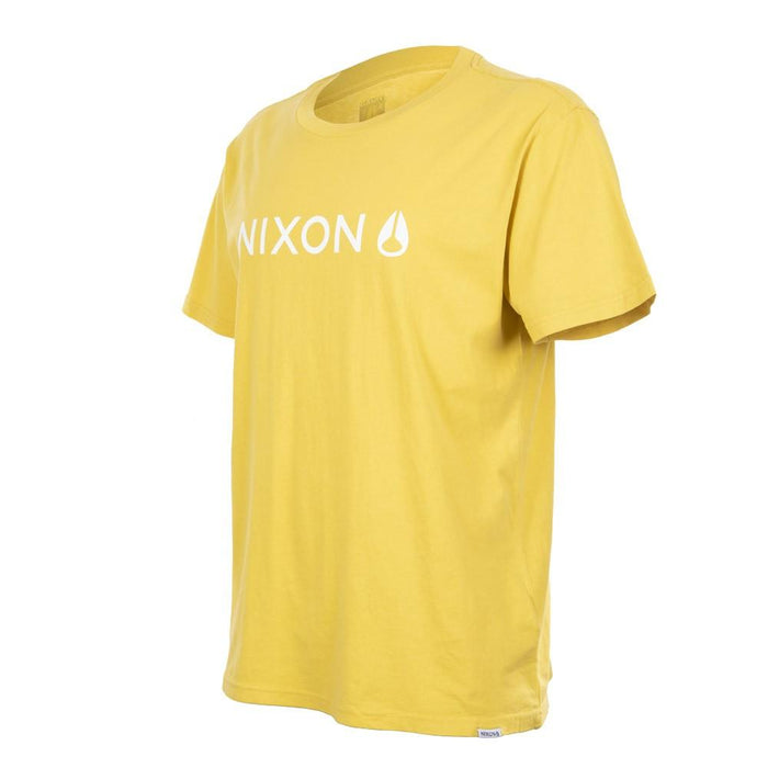 Polera Amarilla Logo Blanco Nixon
