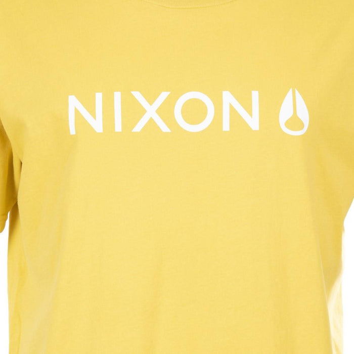 Polera Amarilla Logo Blanco Nixon