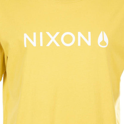 Polera Amarilla Logo Blanco Nixon
