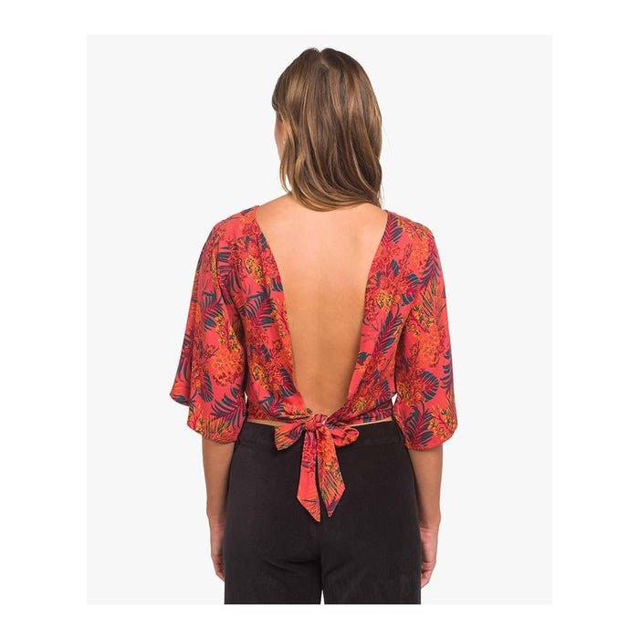 Polera Back Tie Party Top Botan Parade Hurley