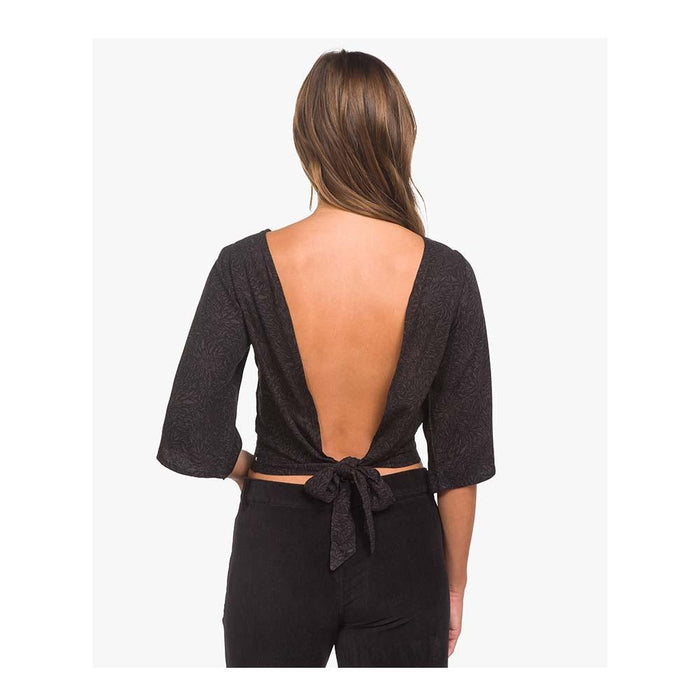 Polera Back Tie Party Top Cvr Aster Hurley