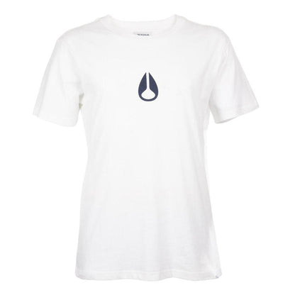 Polera Blanca Icono Negro Nixon