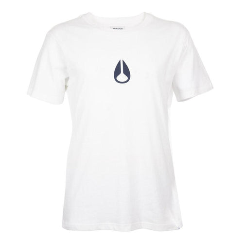 Polera Blanca Icono Negro Nixon
