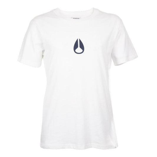 Polera Blanca Icono Negro Nixon