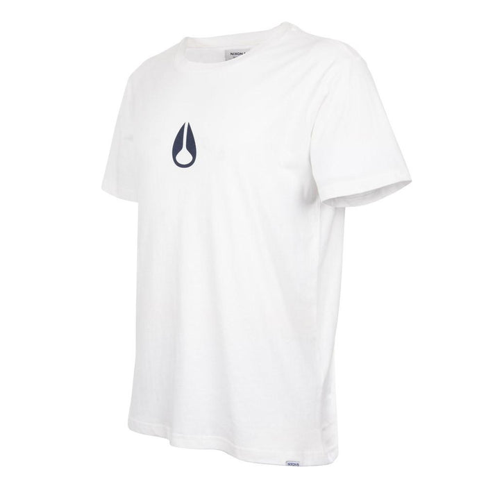 Polera Blanca Icono Negro Nixon