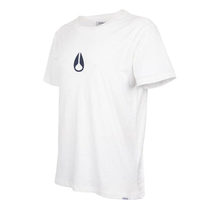 Polera Blanca Icono Negro Nixon