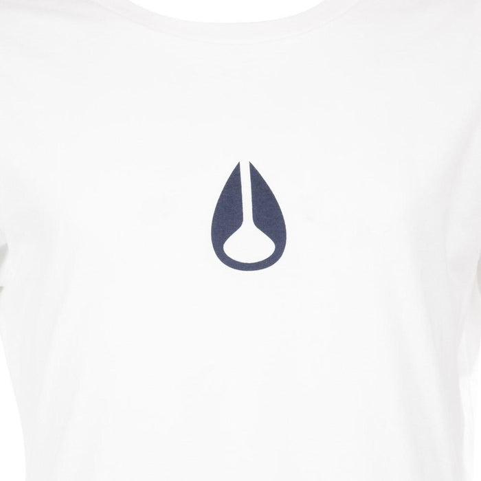 Polera Blanca Icono Negro Nixon