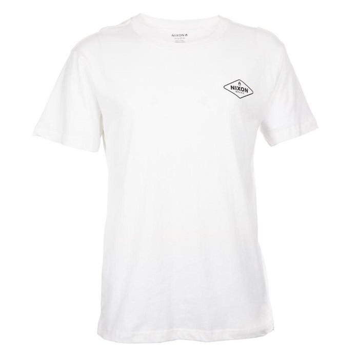 Polera Blanca Logo Espalda Nixon