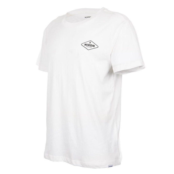 Polera Blanca Logo Espalda Nixon