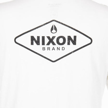 Polera Blanca Logo Espalda Nixon