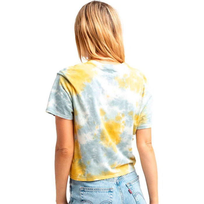 Polera Coastalvibes Tiedye Yellow Green Hurley