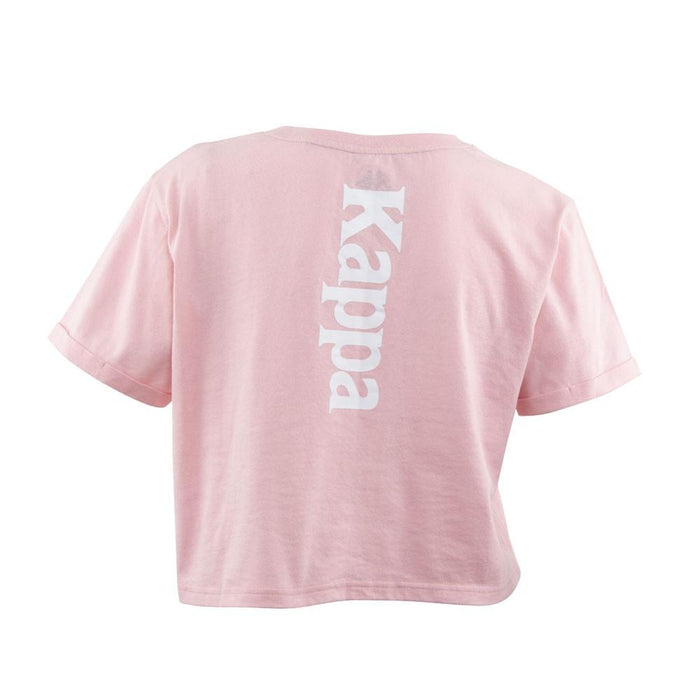 Polera Crop Top 2202 Women Rosado Blanco