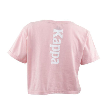 Polera Crop Top 2202 Women Rosado Blanco