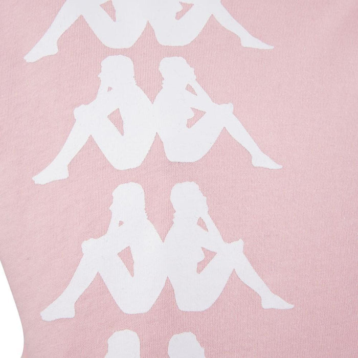 Polera Crop Top 2202 Women Rosado Blanco