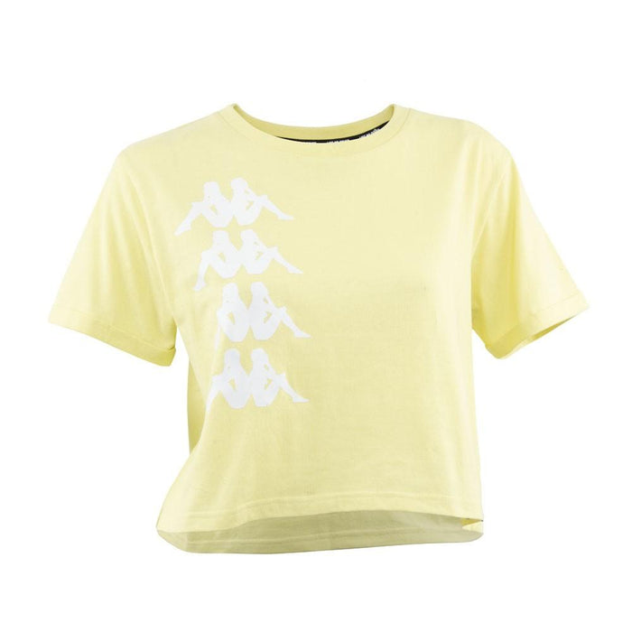 Polera Croptop 2202 Women Yellow White