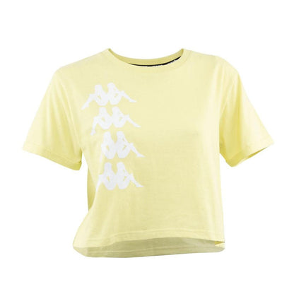 Polera Croptop 2202 Women Yellow White