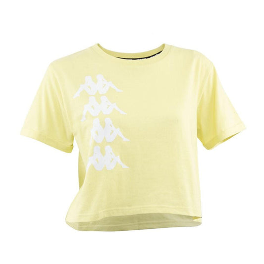 Polera Croptop 2202 Women Yellow White