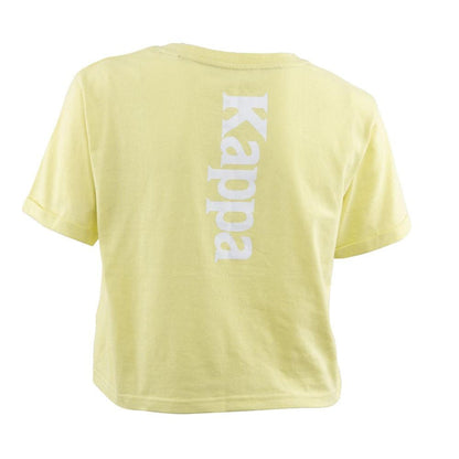 Polera Croptop 2202 Women Yellow White