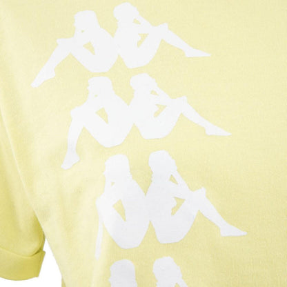 Polera Croptop 2202 Women Yellow White