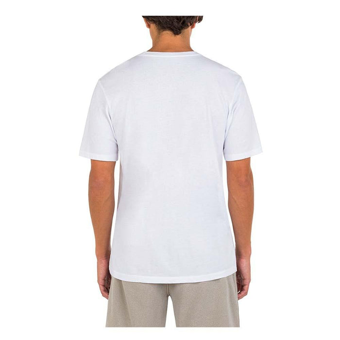 Polera Everyday Washed Ditsy Box White Hurley