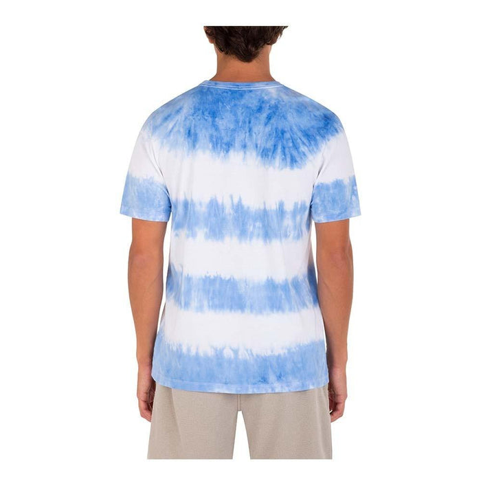 Polera Everyday Washed Tiedye Tealtint White Blue Hurley