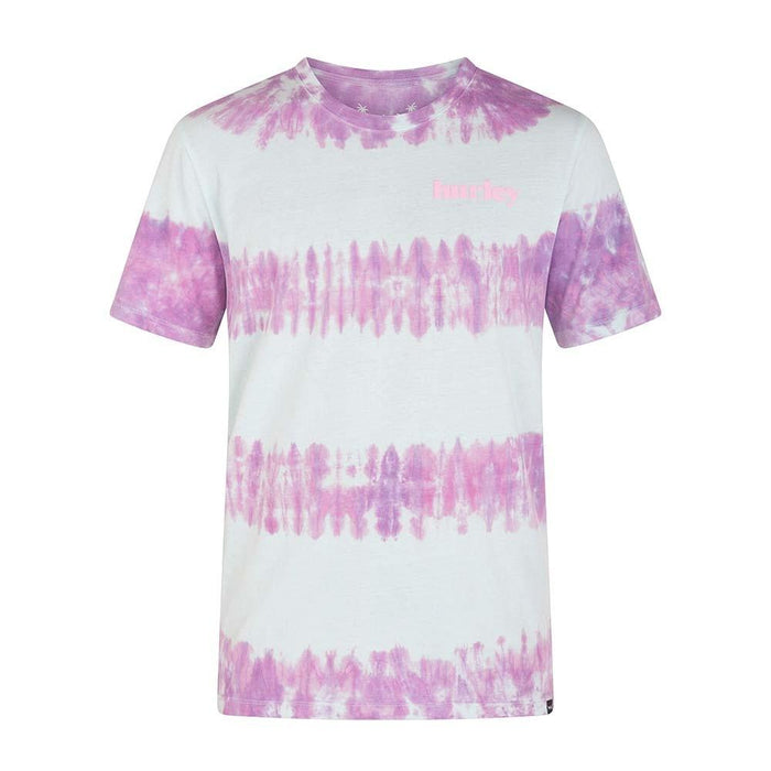 Polera Everyday Washed Tiedye Tealtint White Pink Hurley