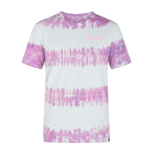 Polera Everyday Washed Tiedye Tealtint White Pink Hurley