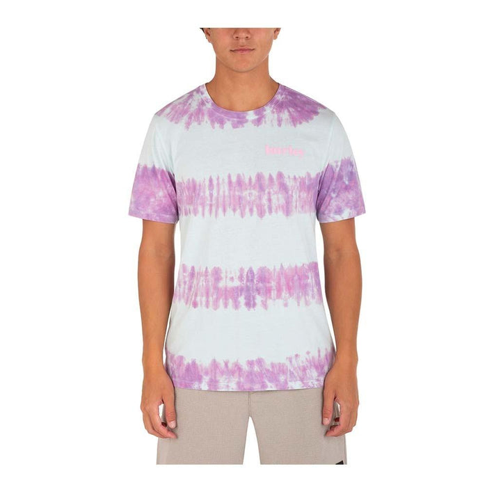 Polera Everyday Washed Tiedye Tealtint White Pink Hurley