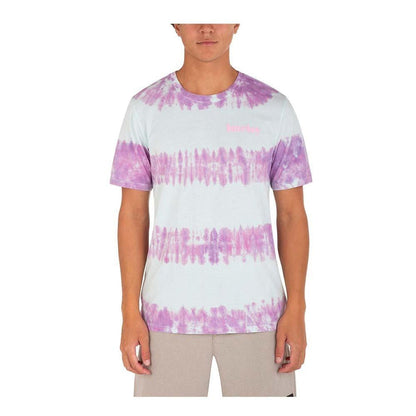 Polera Everyday Washed Tiedye Tealtint White Pink Hurley