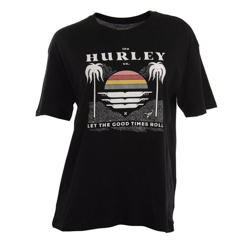 Polera Gooder Times Boyfriend Caviar Hurley