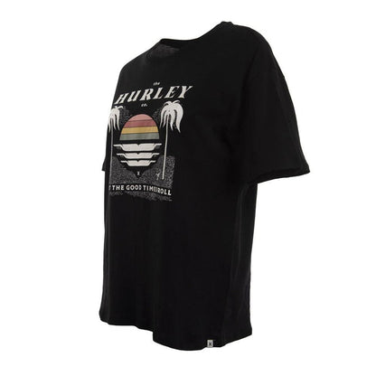 Polera Gooder Times Boyfriend Caviar Hurley