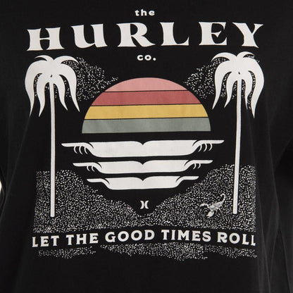 Polera Gooder Times Boyfriend Caviar Hurley