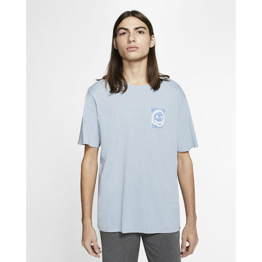 Polera M Bnz Smily Armory Blue Hurley
