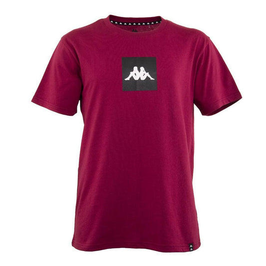 Polera Men 2213 Block Burgundy Black