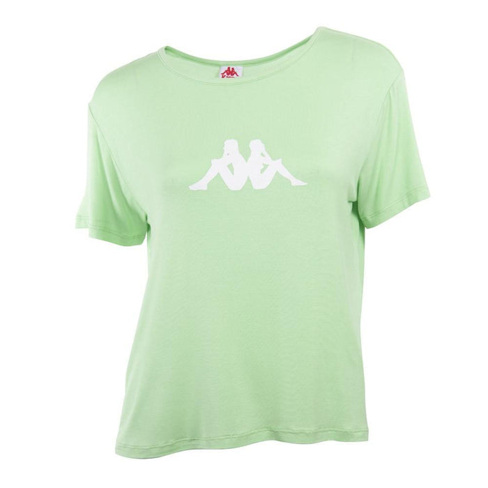Polera Menta Logo Blanco